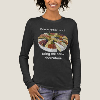"Brie a Dear" Funny Charcuterie Tri-Blend Shirt