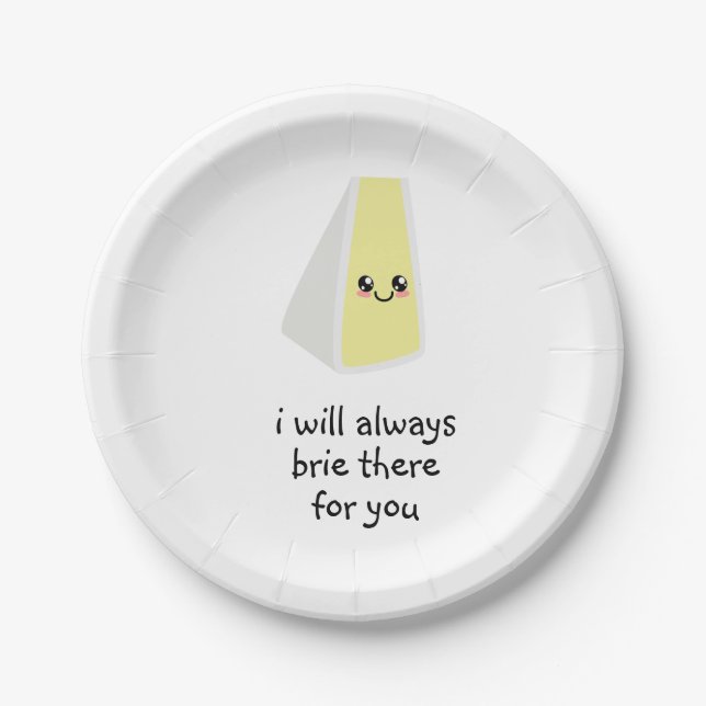 brie there paper plate (Front)