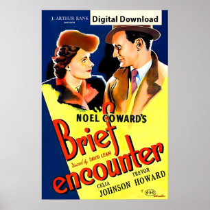 Brief Encounter 1945 Movie HD DIGITAL DOWNLOAD Poster
