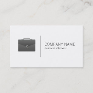 Briefcase (black) Business Business Card