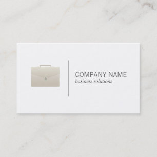 Briefcase Business (white) Card