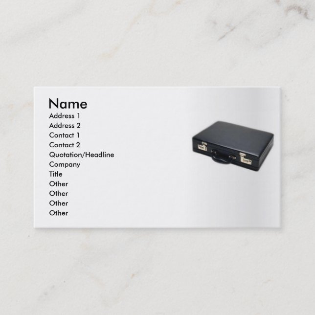 Briefcase Profile Card (Front)