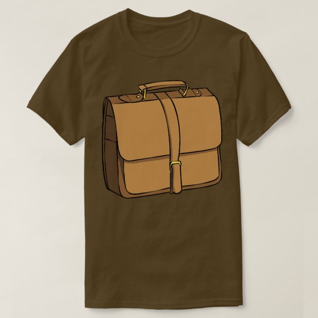 Briefcase Work Business Office Meeting T-Shirt (Design Front)