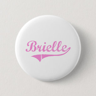 Brielle Classic Style Name 6 Cm Round Badge