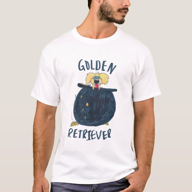 Brielle's Golden Retriever T-Shirt (Front)