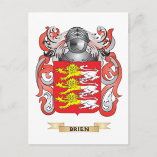 Brien Coat of Arms (Family Crest) Postcard