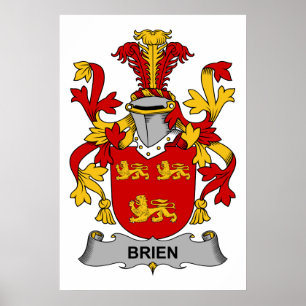Brien Family Crest Poster
