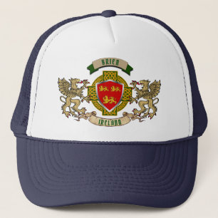 Brien Irish Shield & Griffins Personalised Trucker Hat