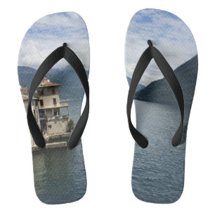 Brienno Lake Como Italy Europe Travel Souvenir Jandals