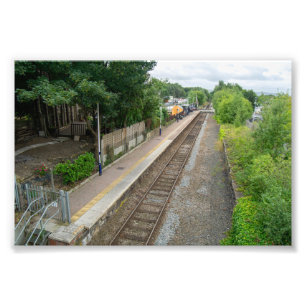 Brierfield Railway Station, Lancashire Photo Print