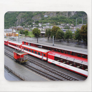 Brig station in Switzerland Mouse Pad
