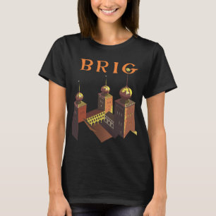Brig Switzerland Castle Tower Travel T-Shirt
