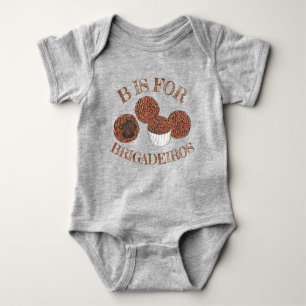 Brigadeiros Brazilian Chocolate Truffles Dessert Baby Bodysuit
