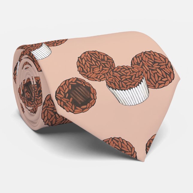 Brigadeiros Brazilian Chocolate Truffles Dessert Tie (Rolled)