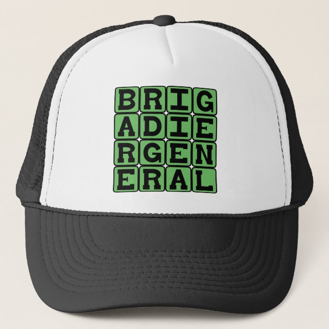 Brigadier General, Military Leader Trucker Hat (Front)