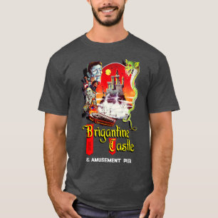 Brigantine Castle Amusement Pier Haunted House NJ T-Shirt