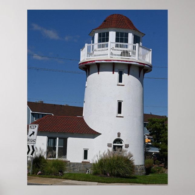 Brigantine Lighthouse Photo Poster  (Front)