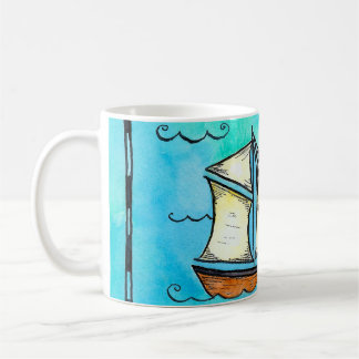 Brigantine Pirate Sailing Ship Mug
