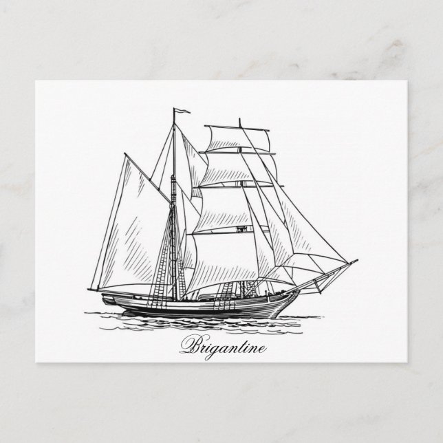 Brigantine Postcard (Front)
