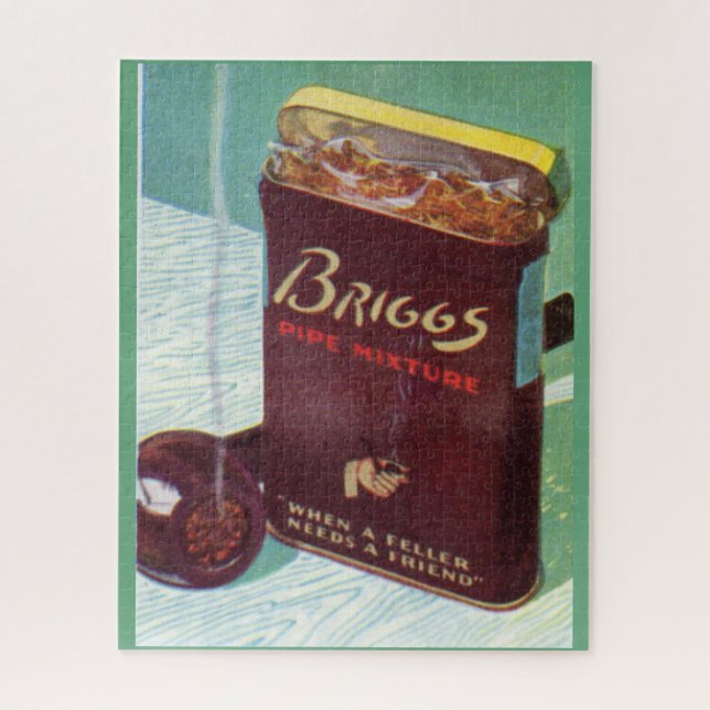 Briggs pipe mixture pipe tobacco jigsaw puzzle (Vertical)