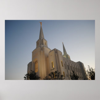 Brigham City Utah Temple #1 LDS Wall Art Poster