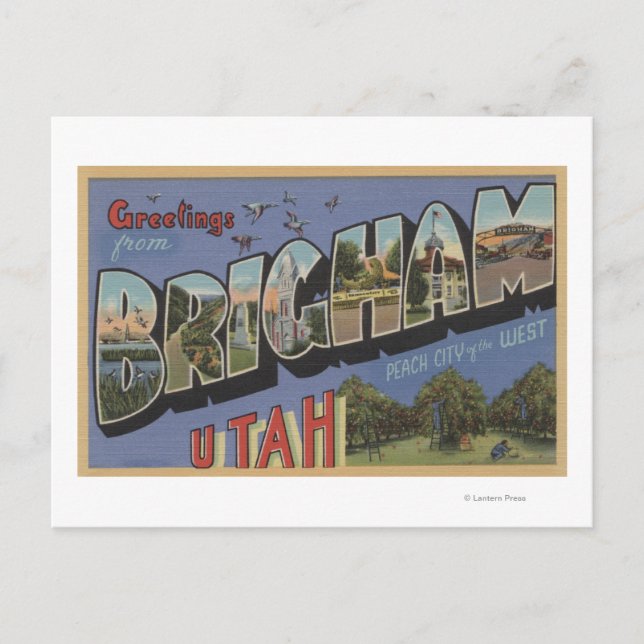Brigham, UtahLarge Letter ScenesBrigham, UT Postcard (Front)