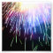 Bright 4th of July Fireworks 6x6 Square