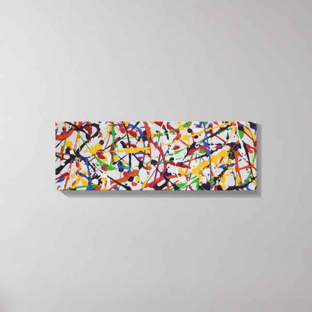 Bright Abstract Art, Color Delight 201288 Canvas Print (Front)
