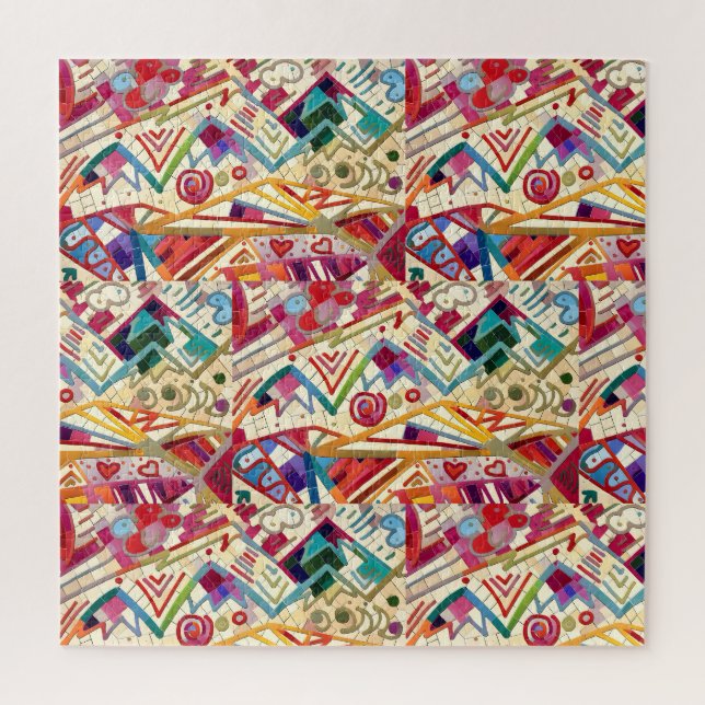 Bright Abstract Art Jigsaw Puzzle (Vertical)
