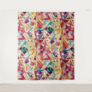 Bright Abstract Art Tapestry