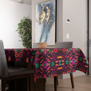 Bright Abstract Colour Tablecloth