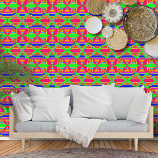 Bright Abstract Colourful Swirl Wallpaper