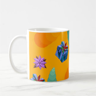 Bright Abstract Floral Wrapping Paper Coffee Mug
