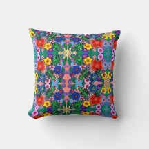 Bright Abstract Flower Art  