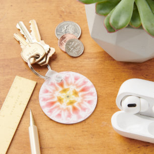 Bright Abstract Key Ring