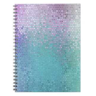 Bright Abstract Mosaic Multicolored Gloss Notebook