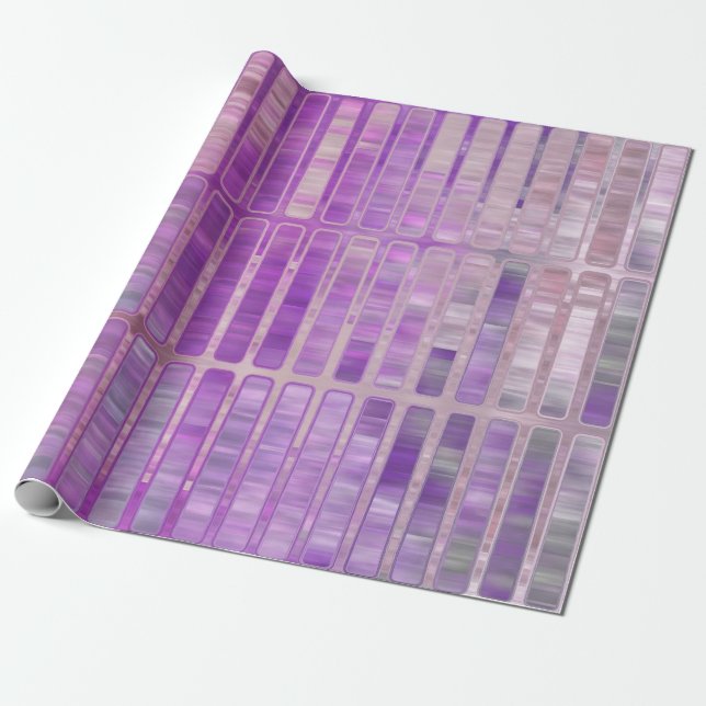 Bright abstract mosaic violet background with glos wrapping paper (Unrolled)