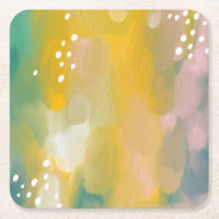 Bright abstract painted. Brush stroke modern