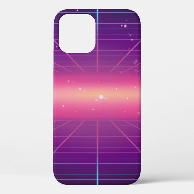 Bright abstract retro background made in 80s style Case-Mate iPhone case (Back)