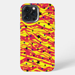 Bright abstracted iPhone 13 pro max case