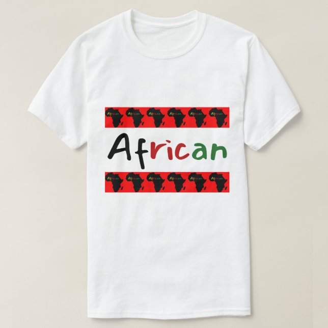 Bright African Trendy T-Shirt (Design Front)