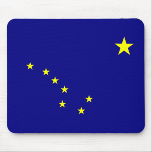 Bright Alaskan Flag Mouse Pad