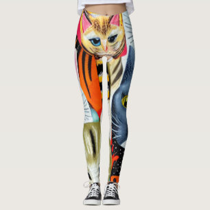 Bright and Beautiful Cats Leggings