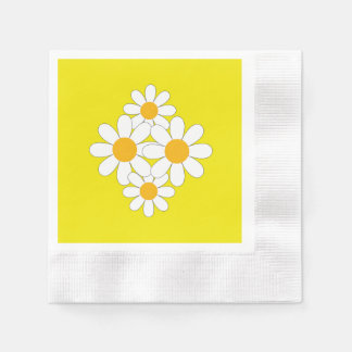 Bright and Bold Daisy Napkin