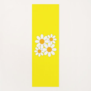 Bright and Bold Daisy Yoga Mat