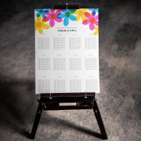 Bright and Bold Hippie Flowers Spring Wedding