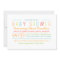 Bright and Colourful Baby Shower Invite