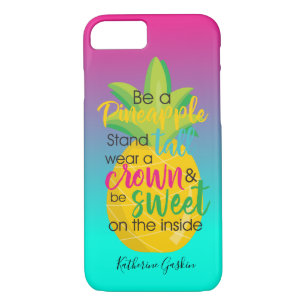 Bright and Colourful Be a Pineapple Case-Mate iPhone Case