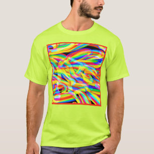 Bright And Colourful Neon Pattern Art T-Shirt