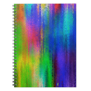 Bright and colourful notebook